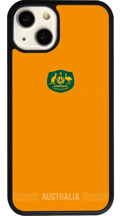 iPhone 13 Case Hülle - Silikon schwarz Australien 2026 personalisierbares Fussballtrikot