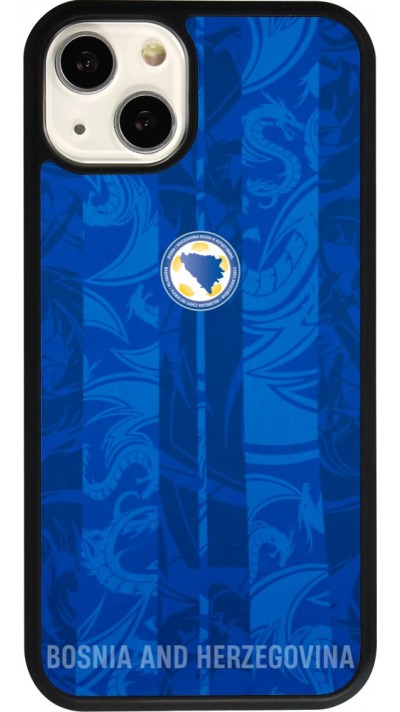 iPhone 13 Case Hülle - Silikon schwarz Bosnien und Herzegowina 2026 personalisierbares Fussballtrikot