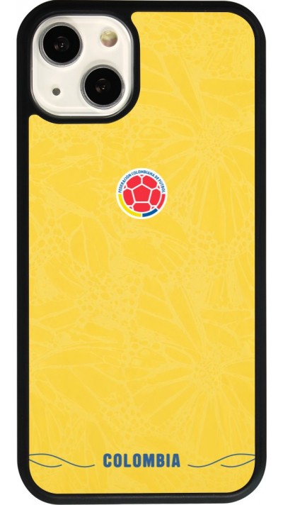 iPhone 13 Case Hülle - Silikon schwarz Kolumbien 2026 personalisierbares Fussballtrikot