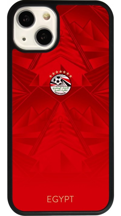 iPhone 13 Case Hülle - Silikon schwarz Ägypten 2026 personalisierbares Fussballtrikot