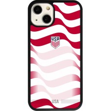 iPhone 13 Case Hülle - Silikon schwarz Vereinigten Staaten 2026 personalisierbares Fussballtrikot