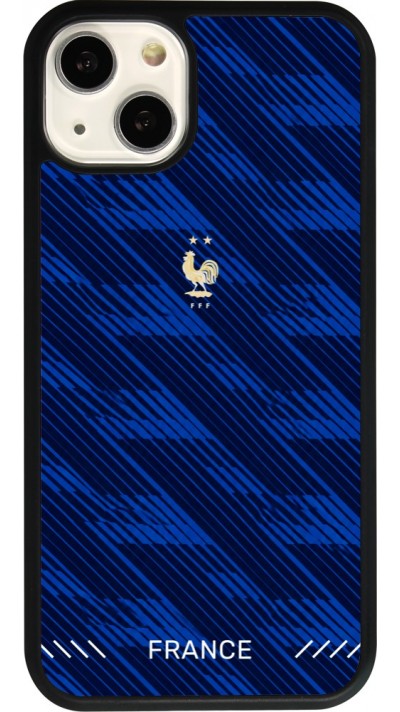 iPhone 13 Case Hülle - Silikon schwarz Frankreich 2026 personalisierbares Fussballtrikot