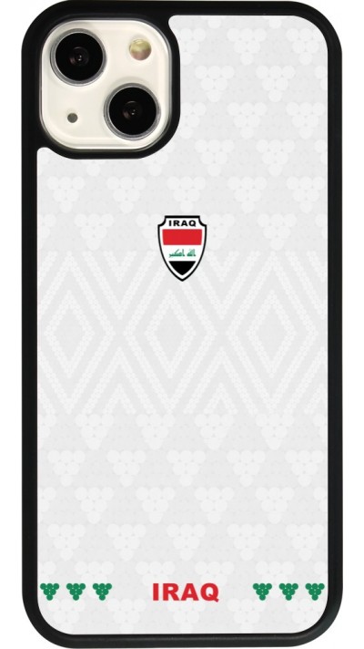 iPhone 13 Case Hülle - Silikon schwarz Irak 2026 personalisierbares Fussballtrikot