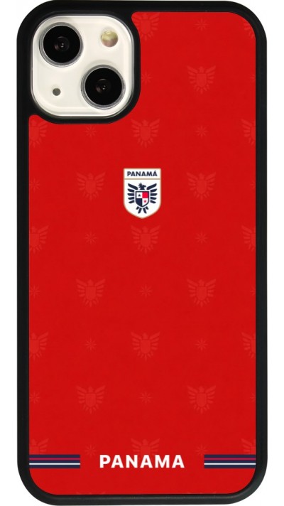 iPhone 13 Case Hülle - Silikon schwarz Panama 2026 personalisierbares Fussballtrikot