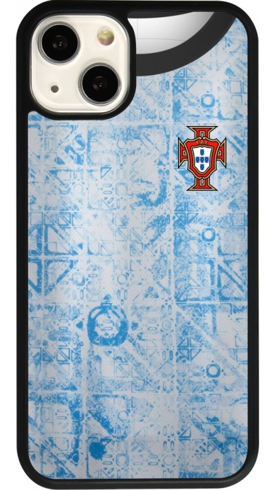 iPhone 13 Case Hülle - Silikon schwarz Portugal Away personalisierbares Fussballtrikot