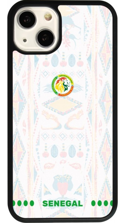 iPhone 13 Case Hülle - Silikon schwarz Senegal 2026 personalisierbares Fussballtrikot