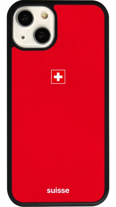 iPhone 13 Case Hülle - Silikon schwarz Schweiz 2026 personalisierbares Fussballtrikot
