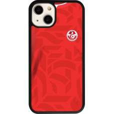 iPhone 13 Case Hülle - Silikon schwarz Tunesien 2022 personalisierbares Fussballtrikot