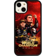 iPhone 13 Case Hülle - Silikon schwarz Max Verstappen Champion 2023