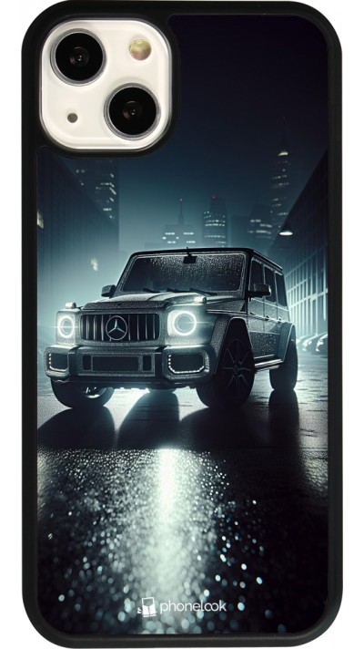 iPhone 13 Case Hülle - Silikon schwarz Mercedes G AMG Nacht