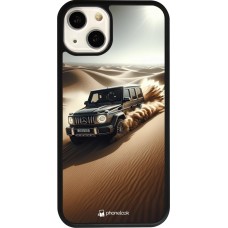 iPhone 13 Case Hülle - Silikon schwarz Mercedes G Drift Wueste