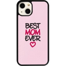 iPhone 13 Case Hülle - Silikon schwarz Mom 2023 best Mom ever pink