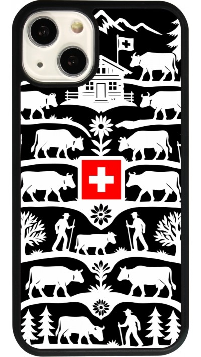 iPhone 13 Case Hülle - Silikon schwarz Poya Schweiz 3 schwarz