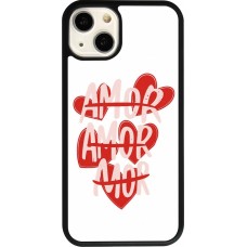 Coque iPhone 13 - Silicone rigide noir Saint Valentines Day 26 Amor