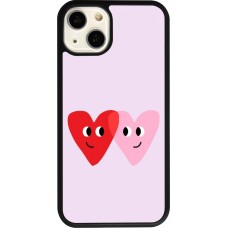Coque iPhone 13 - Silicone rigide noir Saint Valentines Day 26 Heart