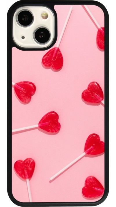 iPhone 13 Case Hülle - Silikon schwarz Saint Valentines Day 26 Lollipop