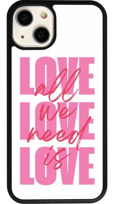 iPhone 13 Case Hülle - Silikon schwarz Saint Valentines Day 26 Love all we need is