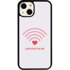 Coque iPhone 13 - Silicone rigide noir Saint Valentines Day 26 Love is in the air