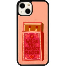 Coque iPhone 13 - Silicone rigide noir Saint Valentines Day 26 Perfect Match