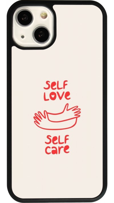 iPhone 13 Case Hülle - Silikon schwarz Saint Valentines Day 26 Self love self care
