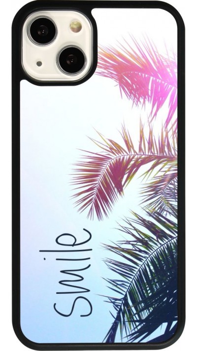Coque iPhone 13 - Silicone rigide noir Smile 05