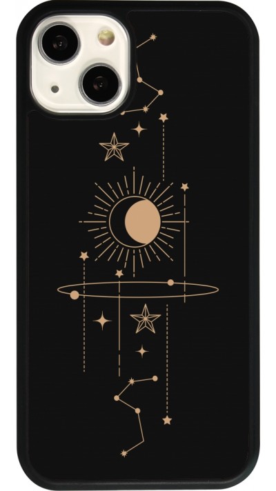 Coque iPhone 13 - Silicone rigide noir Spring 23 astro