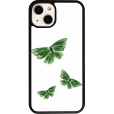 iPhone 13 Case Hülle - Silikon schwarz Butterflies 2026