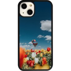 iPhone 13 Case Hülle - Silikon schwarz Hot air balloon 2026