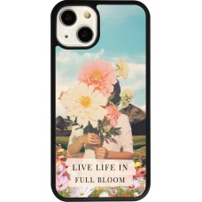 iPhone 13 Case Hülle - Silikon schwarz Live life in full moon 2026