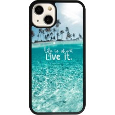 Coque iPhone 13 - Silicone rigide noir Summer 18 24