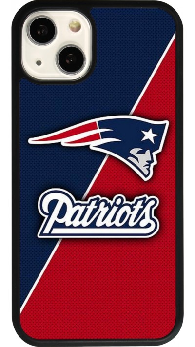 iPhone 13 Case Hülle - Silikon schwarz Super Bowl 26 Patriots 1