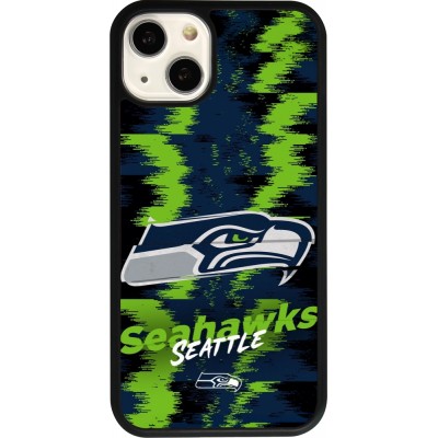 iPhone 13 Case Hülle - Silikon schwarz Super Bowl 26 Seattle 2
