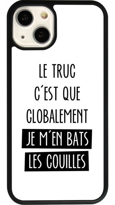 iPhone 13 Case Hülle - Silikon schwarz Le truc globalement bats les couilles