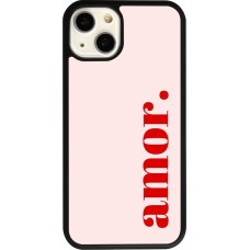 iPhone 13 Case Hülle - Silikon schwarz Valentine 2024 amor