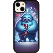 iPhone 13 Case Hülle - Silikon schwarz Valentin 2024 Flauschige Liebe