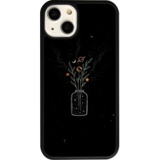 iPhone 13 Case Hülle - Silikon schwarz Vase black