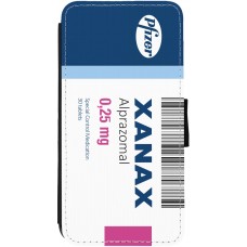 iPhone 13 Case Hülle - Wallet schwarz Xanax Alprazolam 2025