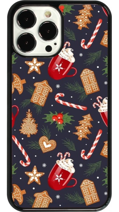 iPhone 13 Pro Max Case Hülle - Christmas 25 Pattern Gingerbread House