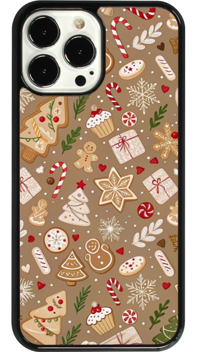 iPhone 13 Pro Max Case Hülle - Christmas 25 Pattern Ginger Cookie