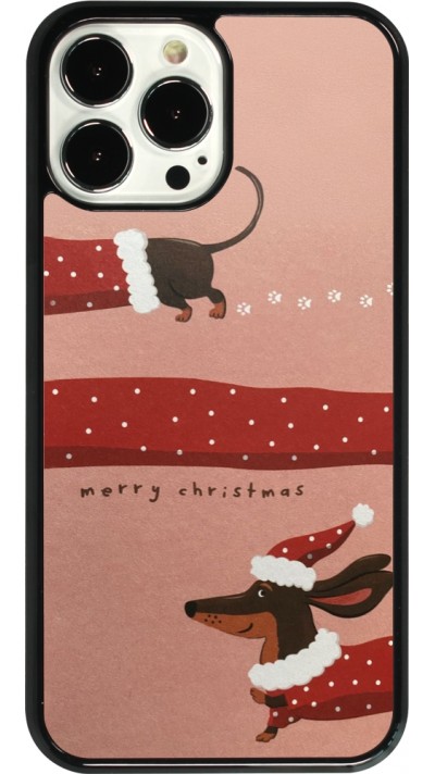 iPhone 13 Pro Max Case Hülle - Christmas 25 Teckel Merry Xmas