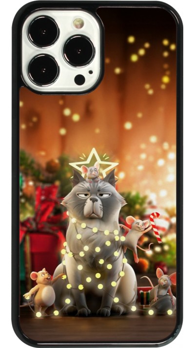 iPhone 13 Pro Max Case Hülle - Christmas 25 Xmas Cat