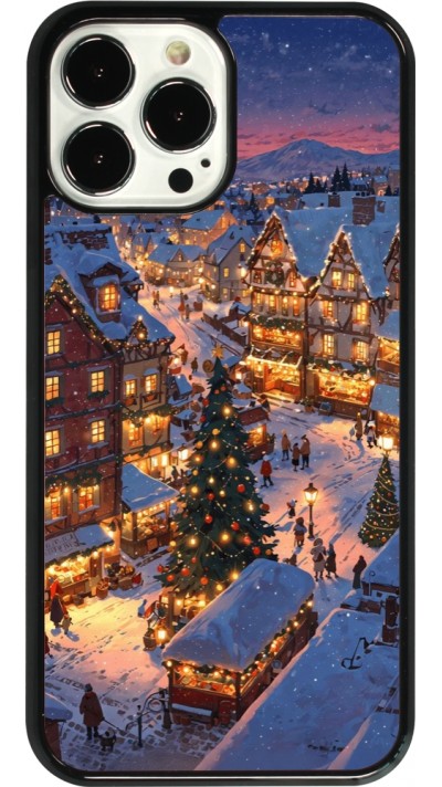 iPhone 13 Pro Max Case Hülle - Christmas 25 Xmas Village