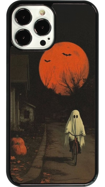 Coque iPhone 13 Pro Max - Halloween 2025 Ghost on a bicycle