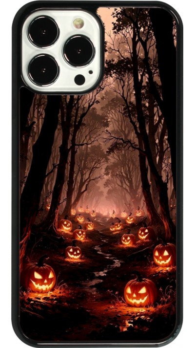 Coque iPhone 13 Pro Max - Halloween 2025 Road of Terrifying Pumpkins