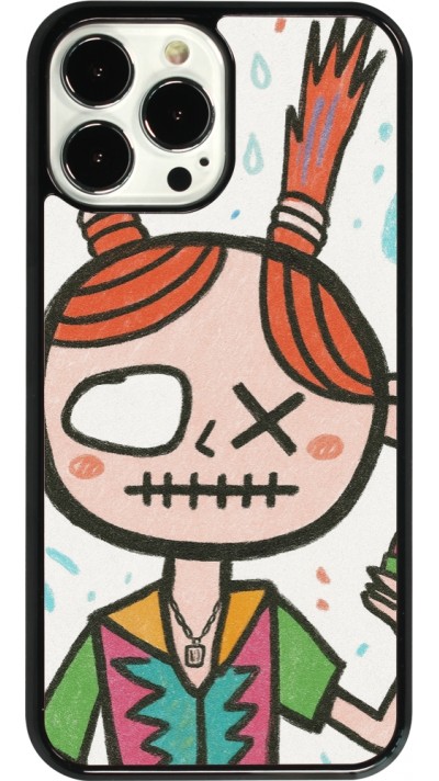 iPhone 13 Pro Max Case Hülle - Little Girl Sketch