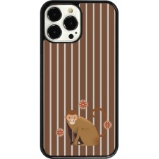 iPhone 13 Pro Max Case Hülle - Monkey with stripes