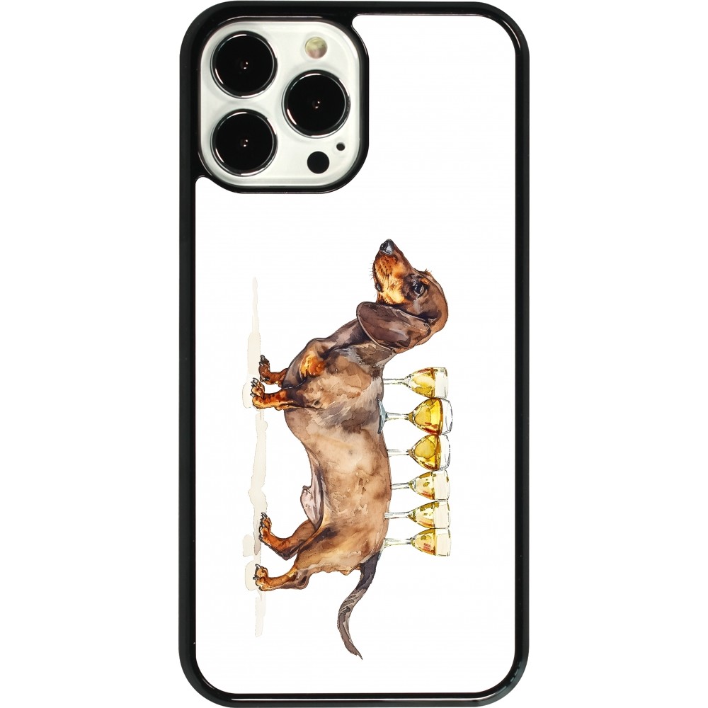 iPhone 13 Pro Max Case Hülle - Wine Teckel
