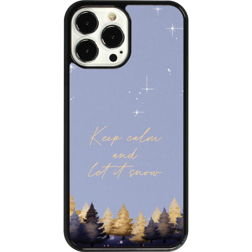 iPhone 13 Pro Max Case Hülle - Winter 25 Winter illustration of trees