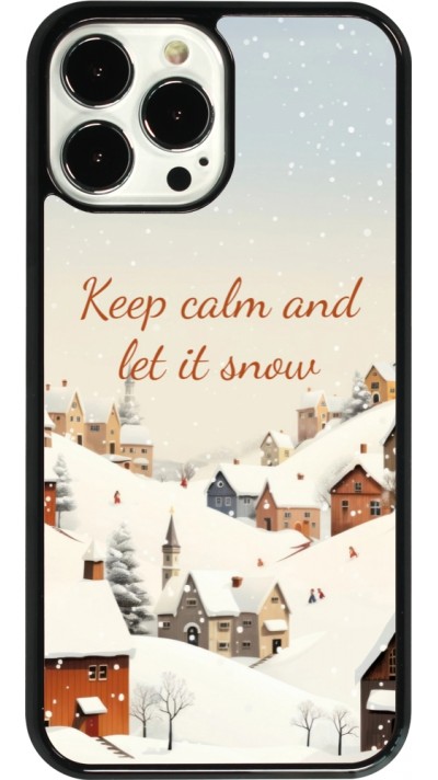 iPhone 13 Pro Max Case Hülle - Winter 25 Winter Keep calm and let it snow