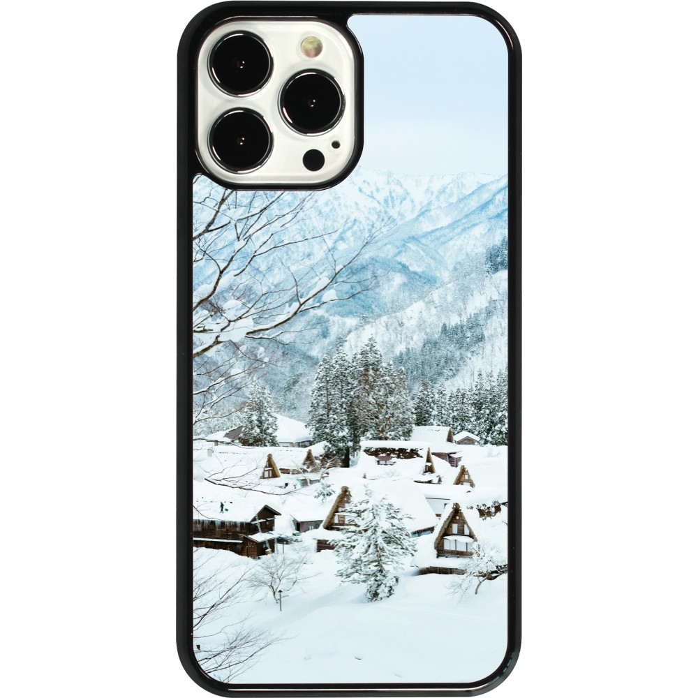 iPhone 13 Pro Max Case Hülle - Winter 25 Winter snowy landscape